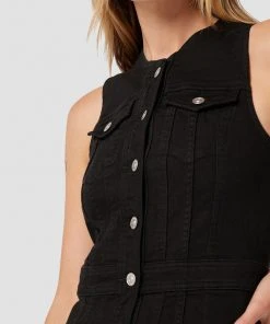 Hudson Jeans Women's Cut In Denim Midi Dress