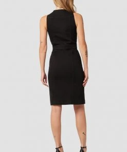 Hudson Jeans Women's Cut In Denim Midi Dress