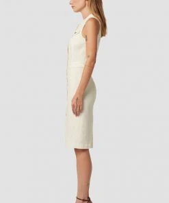 Hudson Jeans Women's Cut In Denim Midi Dress