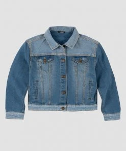 Hudson Jeans Girls Oversize Boxy Denim Jacket