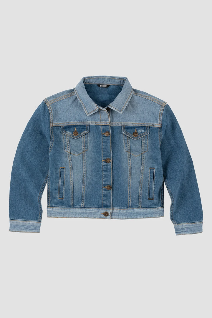 Hudson Jeans Girls Oversize Boxy Denim Jacket 3 Hudson Jeans Girls Oversize Boxy Denim Jacket