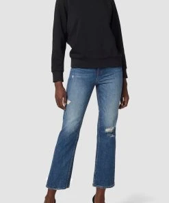 Hudson Jeans Sale Crew Neck Back Knot Sweatshirt