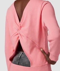 Hudson Jeans Crew Neck Back Knot Sweatshirt