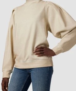 Hudson Jeans Sale Tuck Sleeve Sweatshirt