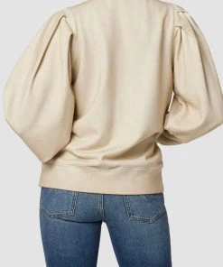 Hudson Jeans Sale Tuck Sleeve Sweatshirt
