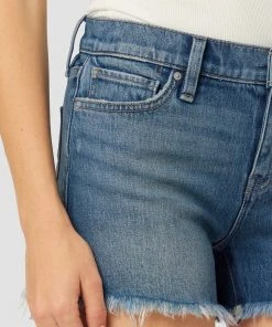 Hudson Jeans Shorts Gemma Mid-Rise Cut Off Short