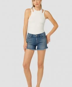Hudson Jeans Shorts Gemma Mid-Rise Cut Off Short