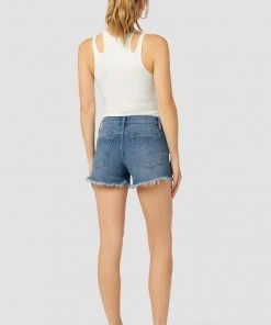 Hudson Jeans Shorts Gemma Mid-Rise Cut Off Short