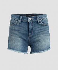 Hudson Jeans Shorts Gemma Mid-Rise Cut Off Short