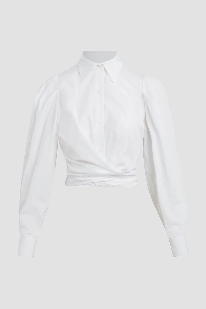 Hudson Jeans Wrap Poplin Button Up Shirt 3 Hudson Jeans Wrap Poplin Button Up Shirt