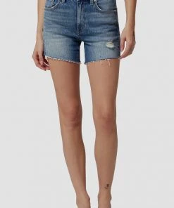 Hudson Jeans Shorts Devon High-Rise Boyfriend Short