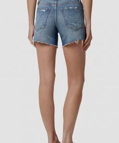 Hudson Jeans Shorts Devon High-Rise Boyfriend Short