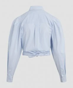 Hudson Jeans Women's Wrap Poplin Button Up Shirt