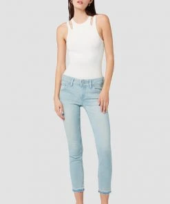 Hudson Jeans Women's Collin Mid-Rise Skinny Crop Jean