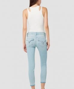 Hudson Jeans Women's Collin Mid-Rise Skinny Crop Jean