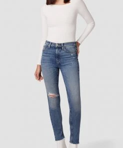 Hudson Jeans Barbara High-Rise Super Skinny Ankle Jean Sale