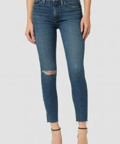 Hudson Jeans Barbara High-Rise Super Skinny Crop Jean Women's