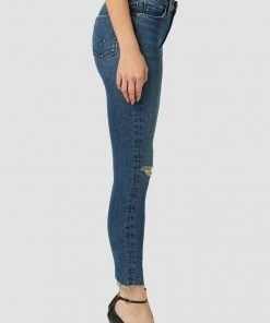 Hudson Jeans Barbara High-Rise Super Skinny Crop Jean Women's