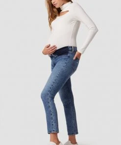 Hudson Jeans Women's Nico Maternity Straight Ankle Jean 15 Hudson Jeans Women's Nico Maternity Straight Ankle Jean