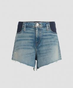 Hudson Jeans Gemma Maternity Mid-Rise Short Women's