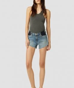Hudson Jeans Gemma Maternity Mid-Rise Short Women's