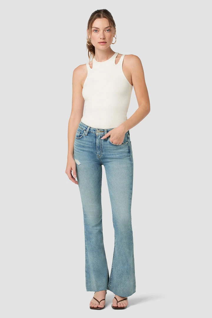 Hudson Jeans Holly High-Rise Flare Petite Jean Women's 10 Hudson Jeans Holly High-Rise Flare Petite Jean Women's