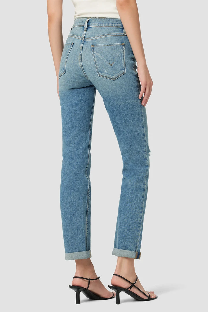 Hudson Jeans Nico Mid-Rise Straight Ankle Jean 7 Hudson Jeans Nico Mid-Rise Straight Ankle Jean