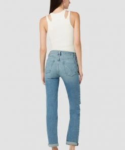 Hudson Jeans Nico Mid-Rise Straight Ankle Jean 19 Hudson Jeans Nico Mid-Rise Straight Ankle Jean