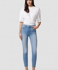 Hudson Jeans Women's Barbara High-Rise Super Skinny Crop Jean