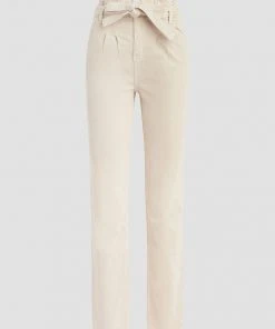Hudson Jeans Remi High-Rise Paper Bag Ankle Pant
