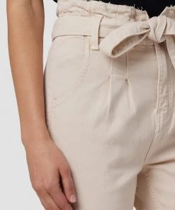 Hudson Jeans Remi High-Rise Paper Bag Ankle Pant