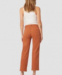 Hudson Jeans Remi High-Rise Elastic Waist Straight Ankle Jean Women's