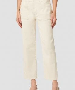 Hudson Jeans Women's Remi High-Rise Elastic Waist Straight Ankle Jean