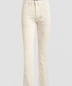 Hudson Jeans Women's Remi High-Rise Elastic Waist Straight Ankle Jean