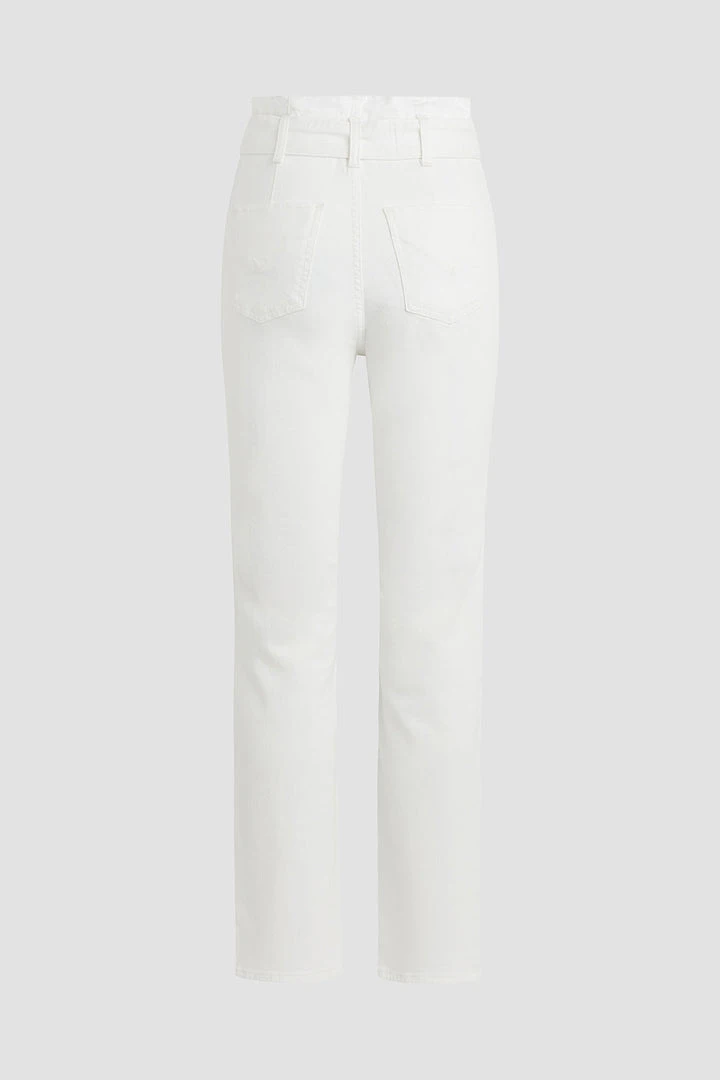 Hudson Jeans Remi High-Rise Paper Bag Ankle Pant Women's 4 Hudson Jeans Remi High-Rise Paper Bag Ankle Pant Women's