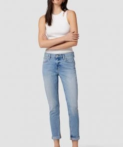 Hudson Jeans Women's Lana Mid-Rise Slim Boyfriend Crop Jean