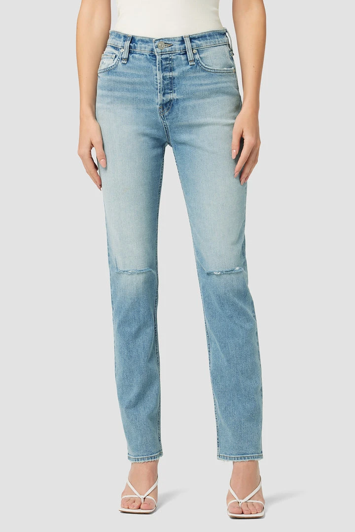 Hudson Jeans Holly High-Rise Straight Ankle Jean 5 Hudson Jeans Holly High-Rise Straight Ankle Jean