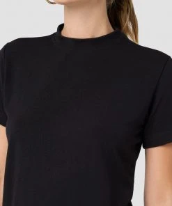 Hudson Jeans Crew Neck Knot Back Tee