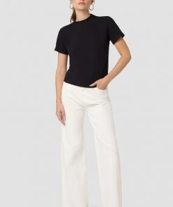 Hudson Jeans Crew Neck Knot Back Tee