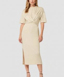 Hudson Jeans Short Sleeve Wrap Sweater Dress