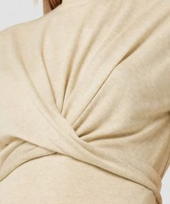 Hudson Jeans Short Sleeve Wrap Sweater Dress