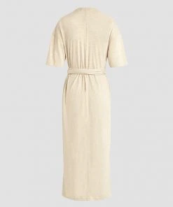 Hudson Jeans Short Sleeve Wrap Sweater Dress