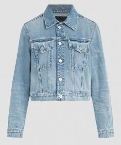 Hudson Jeans Cropped Trucker Jacket Women's