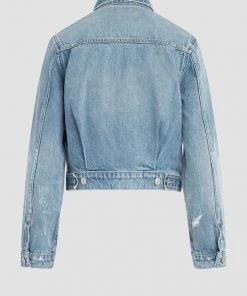 Hudson Jeans Cropped Trucker Jacket Women's