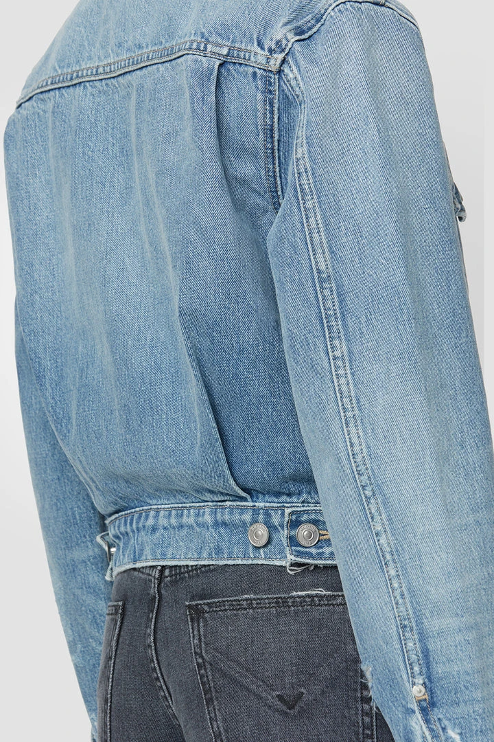 Hudson Jeans Cropped Trucker Jacket Women's 8 Hudson Jeans Cropped Trucker Jacket Women's