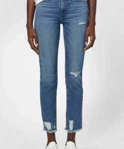 Hudson Jeans Nico Mid-Rise Straight Crop Jean