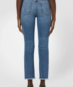Hudson Jeans Nico Mid-Rise Straight Crop Jean