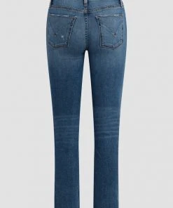 Hudson Jeans Nico Mid-Rise Straight Crop Jean