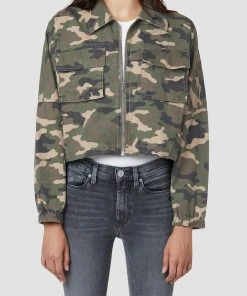 Hudson Jeans Cropped Military Anorak Sale