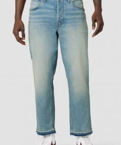 Hudson Jeans No Work No Check Straight Leg Crop Jean